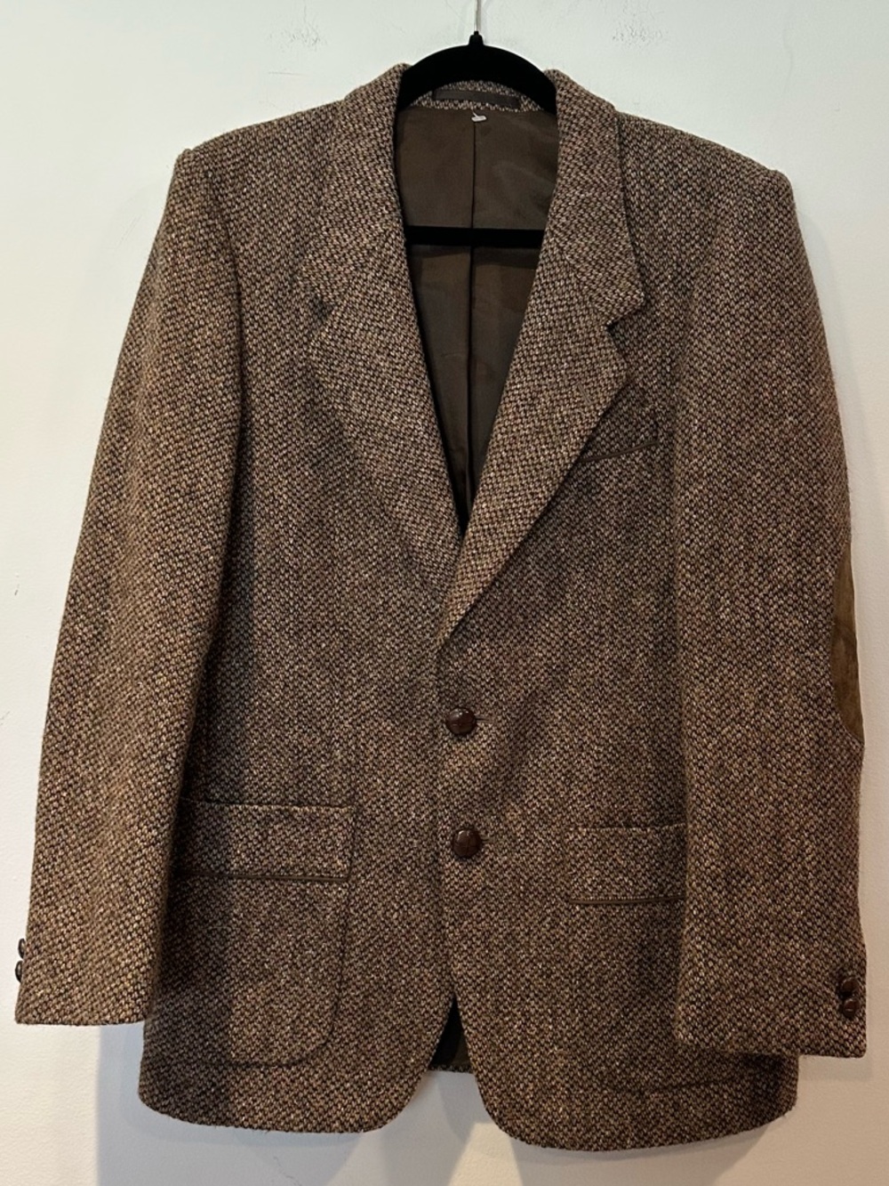 Pitlochry Handwoven Harris Tweed Blazer Classic brown tweed blazer